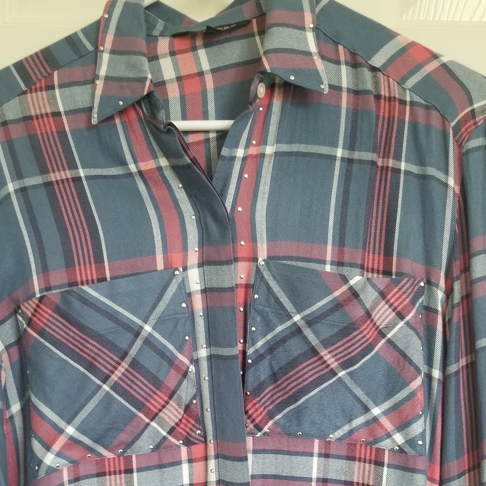 Express Plaid Shirt sz XS
